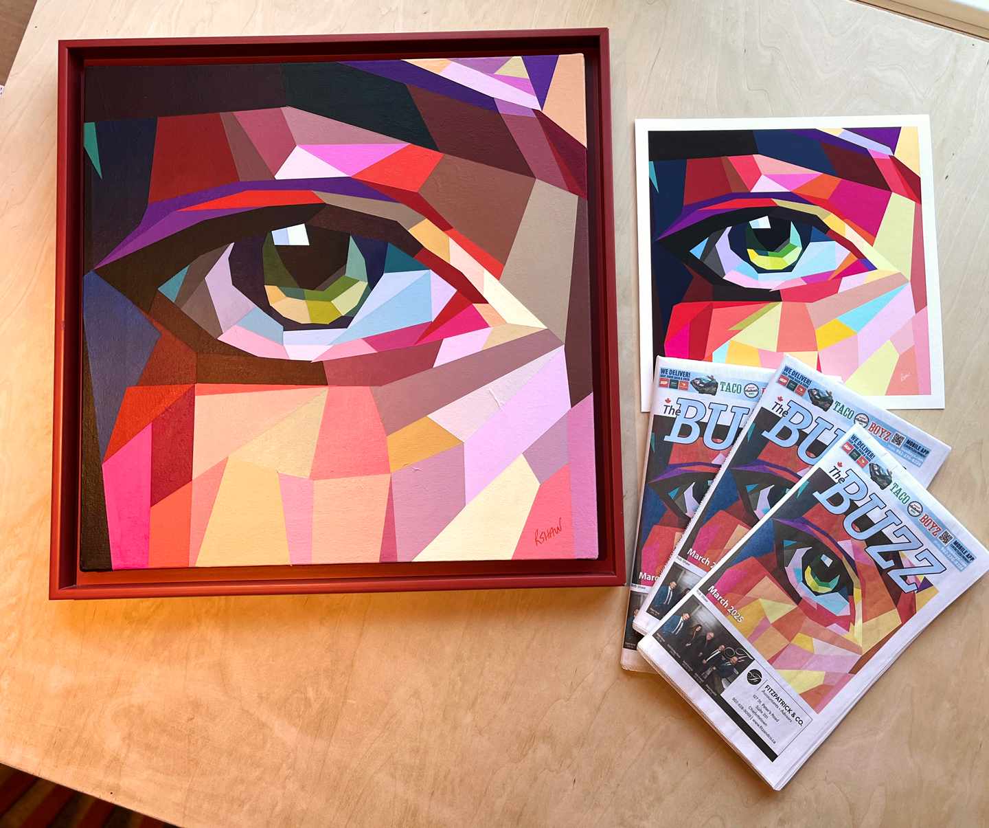 original painting by artist Rob Shaw, To Be Seen