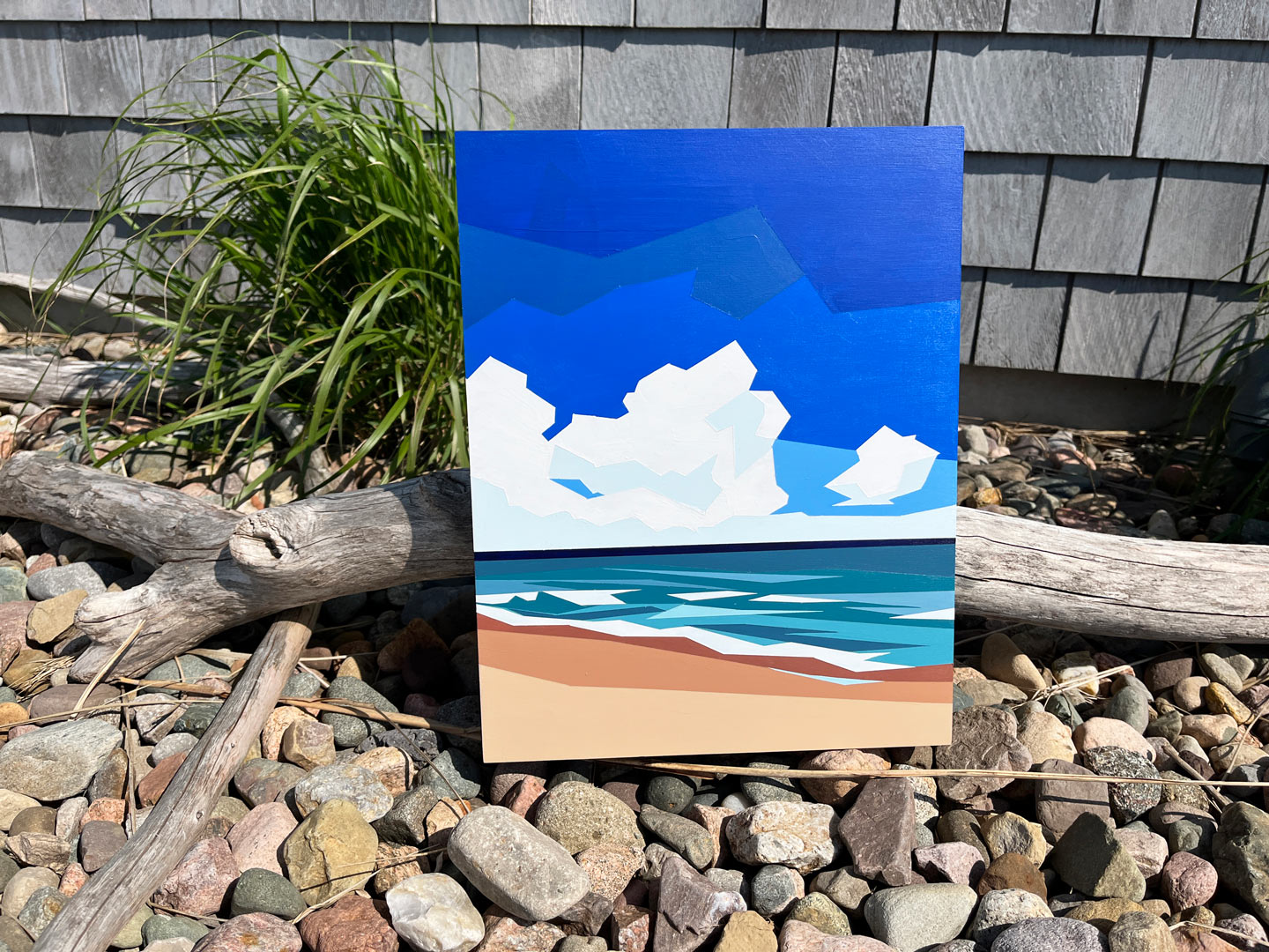 original painting by artist Rob Shaw, Beaches'n'Billows