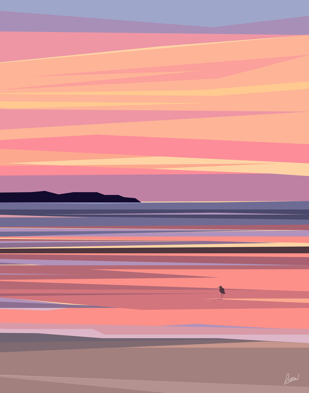 Evening Bliss by artist Rob Shaw
