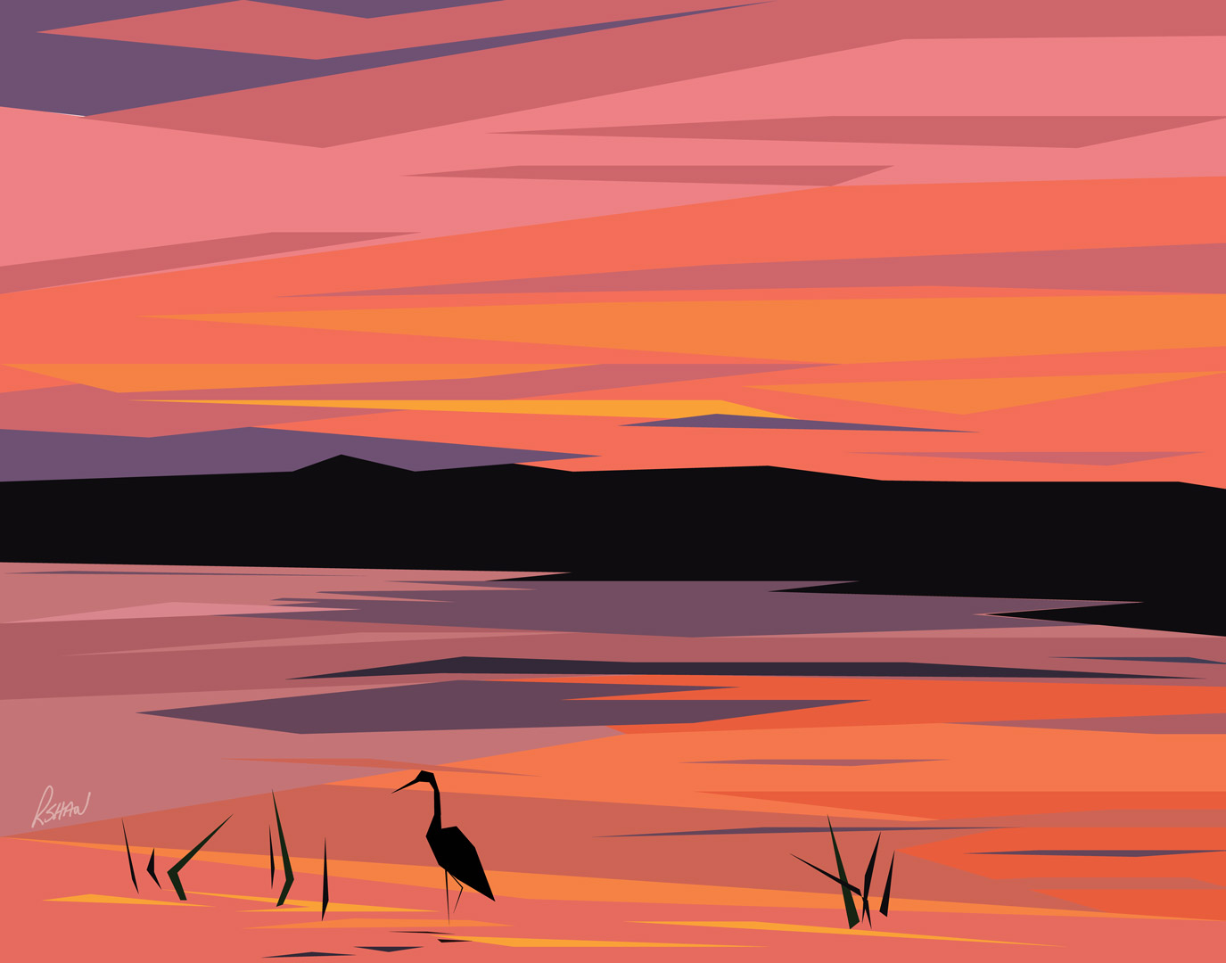 original illustrations by artist Rob Shaw
