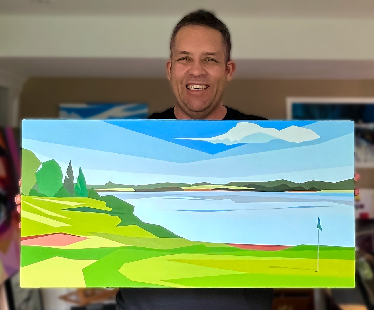 original painting by artist Rob Shaw, Dawn of the Eagle