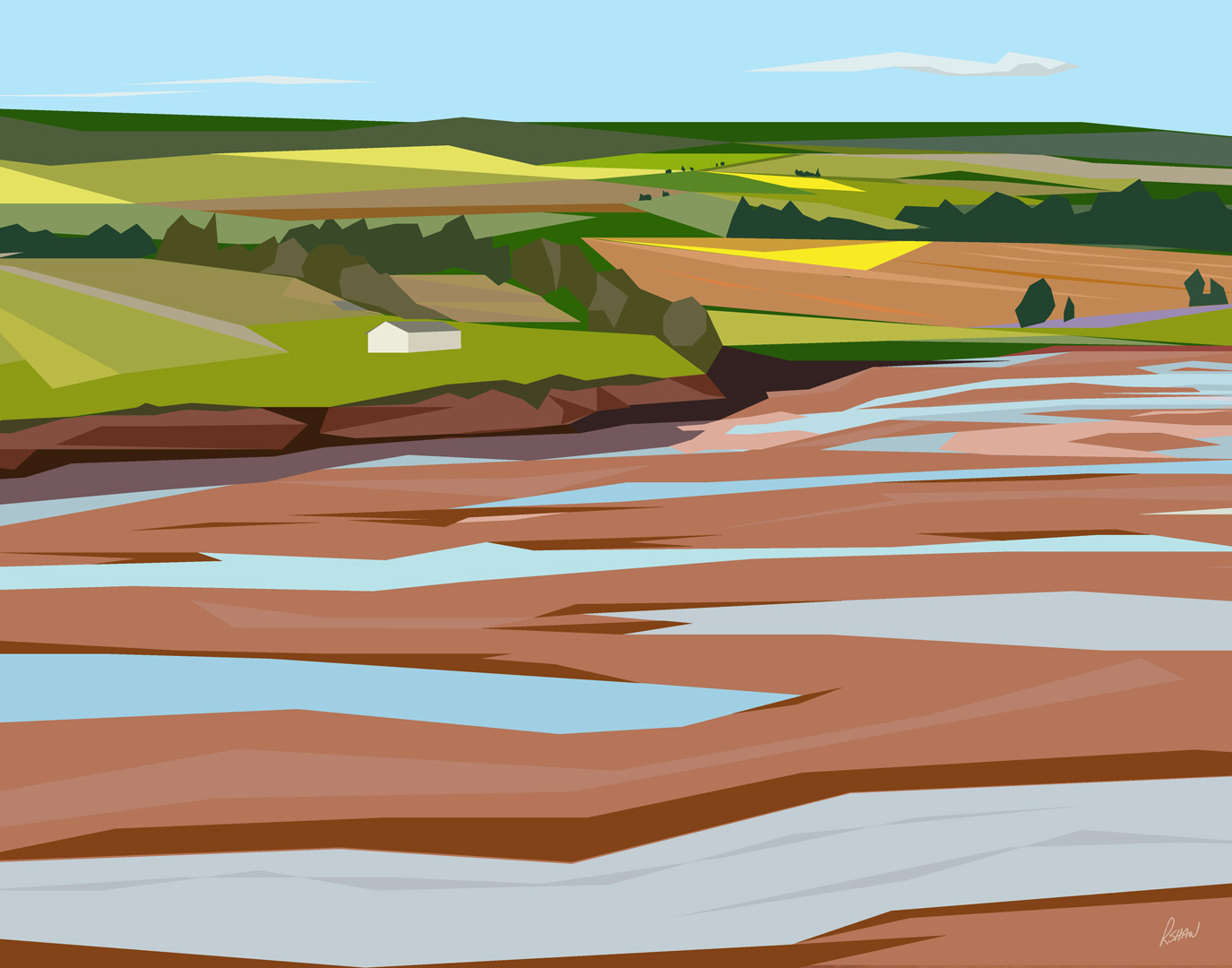Argyle Pools by artist Rob Shaw
