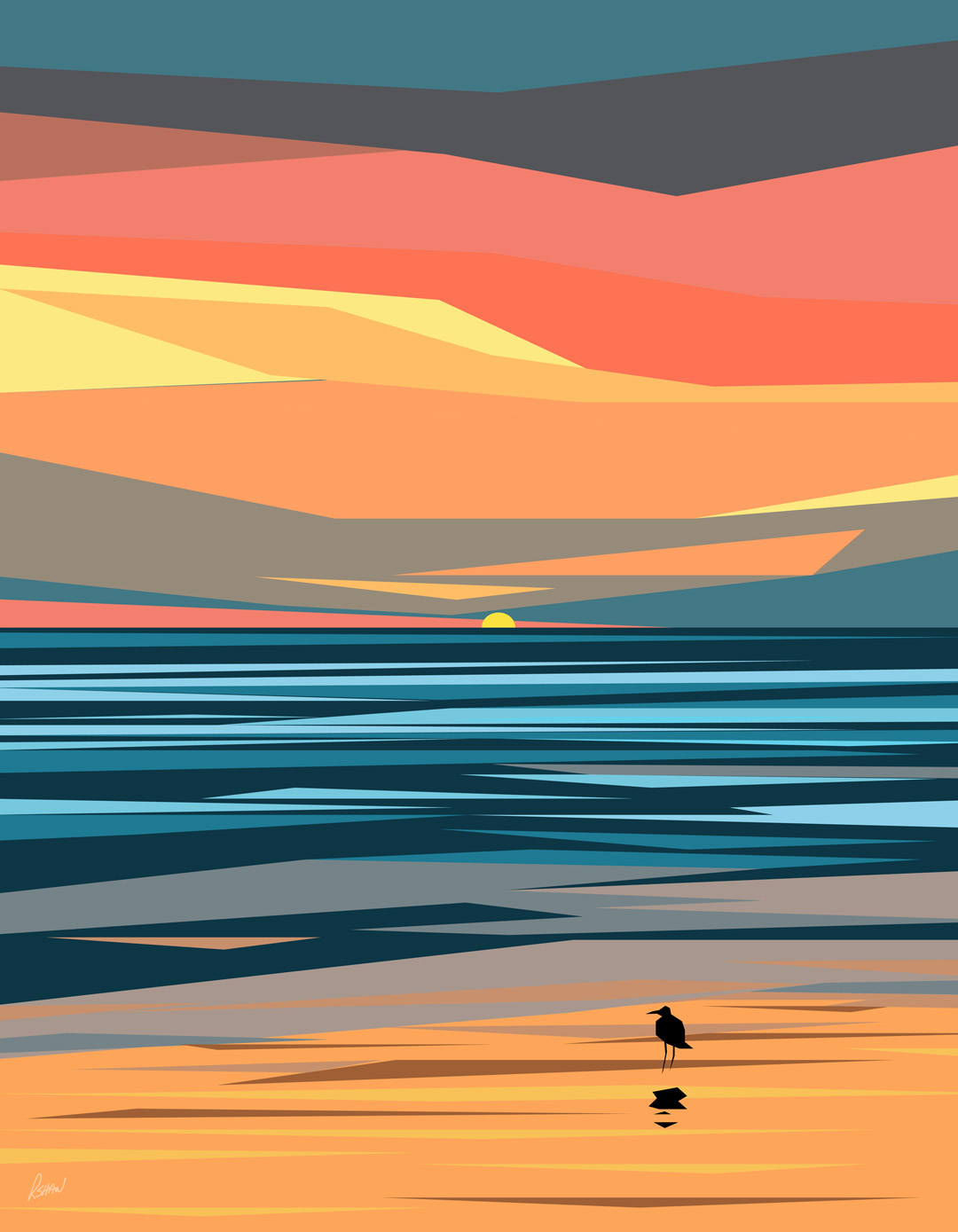 original illustrations by artist Rob Shaw, Piper's Paradise