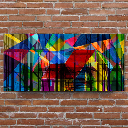 fine art print by artist Rob Shaw, Rural No More